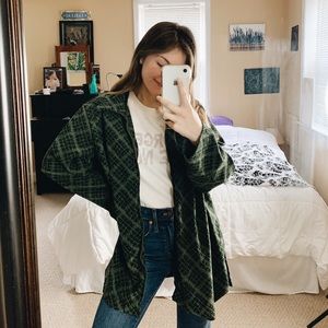 Green Patterned Thin Jacket